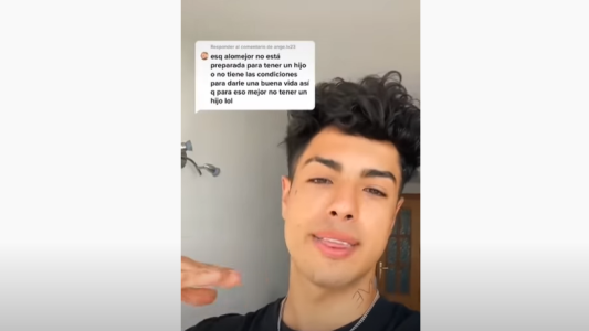 La polémica opinión del tiktoker que se jacta de no usar preservativo sobre el aborto: "Si te has descuidado te jodes"