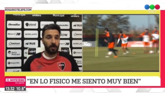 Scocco: “Hay una gran diferencia entre lo que pensaba el entrenador pasado y el actual”