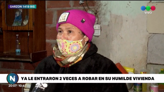 Rosa tiene tres trabajos para mantener a sus hijos y le entraron a robar dos veces