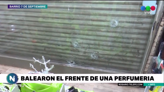 Las balaceras no dan tregua y esta vez atacaron una perfumería del barrio 7 de Septiembre
