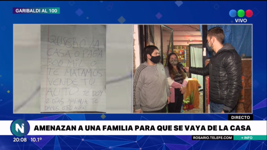 Amenazan y extorsionan a una familia: les exigen 300 mil pesos o les usurpan la casa