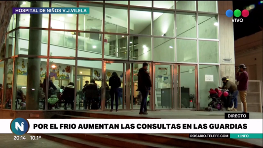 Por el frío aumentan las consultas en las guardias, y también la demora en la atención