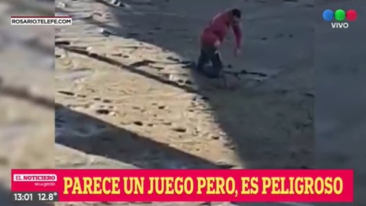 Peligro: por la bajante del río Paraná recomiendan no caminar por la costa