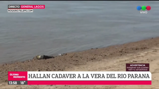 Hallaron un cuerpo sin vida en la costa de General Lagos
