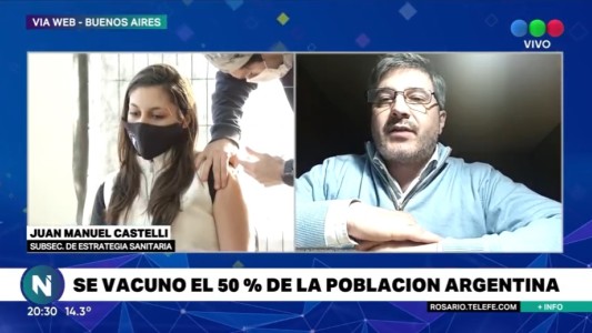 Coronavirus: la mitad de la población argentina ya recibió una dosis de la vacuna