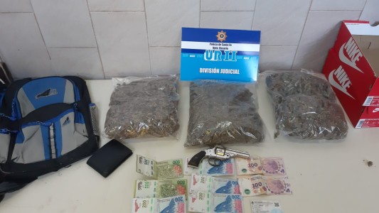 La policía secuestró importante cantidad de droga valuada en un millón de pesos