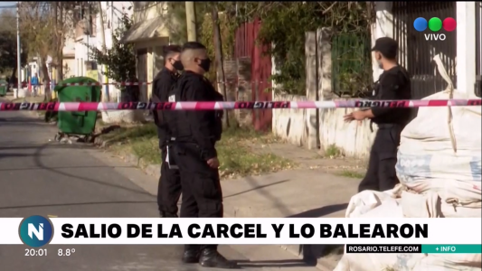 Feroz ataque a balazos contra un hombre que había salido de la cárcel