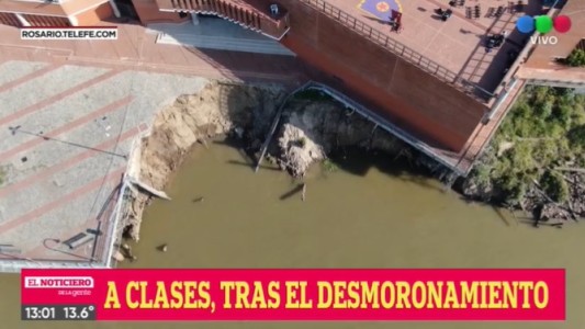 Tras casi una semana sin actividad, retomaron las clases en el Colegio Español