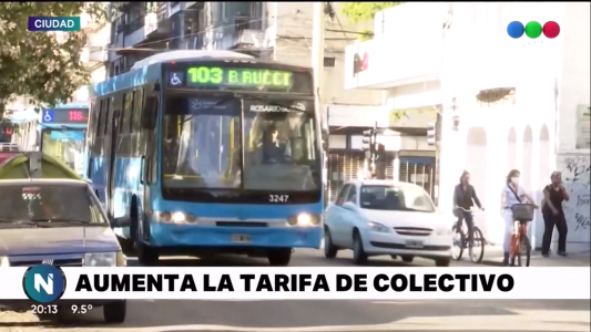 Este lunes aumenta la tarifa del transporte urbano en Rosario