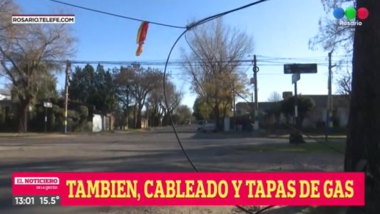 Nuevo robo de cables en Baigorria al 2300