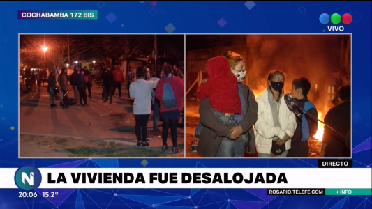 Con lo puesto y en la calle. Desalojaron a una familia con tres chicos