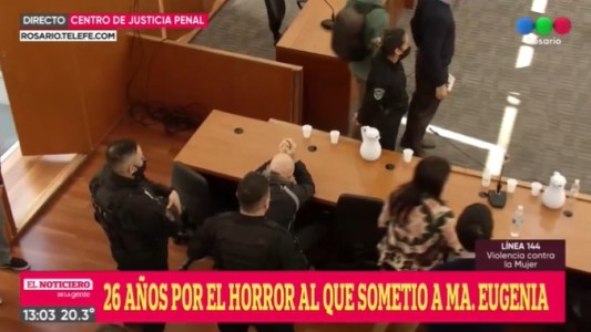 Condenaron a 26 años de cárcel al hombre que mantuvo cautiva a su pareja