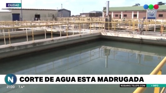 Madrugada con corte en el servicio de agua potable