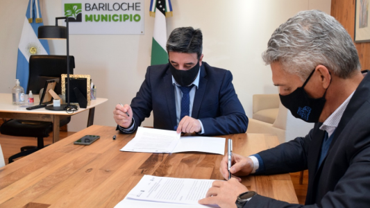 Rosario firmó un convenio de colaboración turística con Bariloche