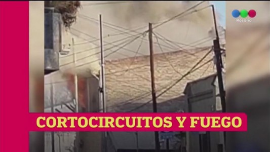 Un incendio destruyó una casa en Barrio Azcuénaga