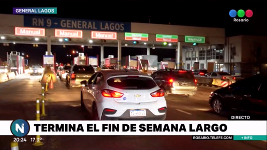 La vuelta a casa para quienes salieron a descansar, sin controles