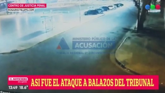 Video: así fue el ataque a balazos contra el Centro de Justicia Penal