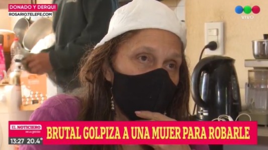 Feroz golpiza a una mujer de 62 años para robarle