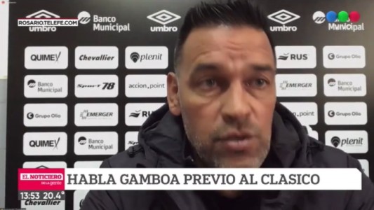 Fernando Gamboa: "Daría todo por ganar el clásico