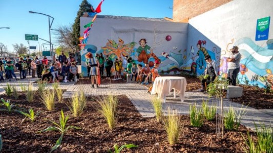 Otro baldío transformado: se habilitó una nueva Plaza de Bolsillo en la ciudad