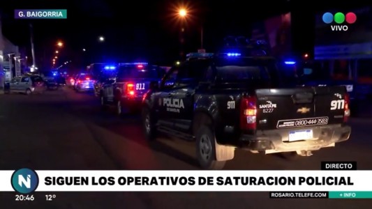 Agentes y móviles policiales saturaron barrios calientes de Funes y Baigorria