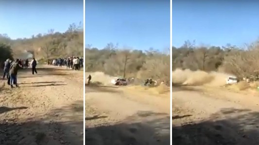 Rally Tucumano: auto descontrolado embistió al público y habría tres heridos graves
