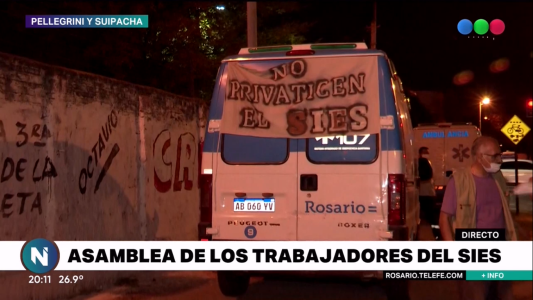 Asamblea de trabajadores del SIES: denuncian el mal estado de las ambulancias