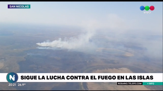 Pese al incansable trabajo, ya son 12.000 las hectáreas quemadas en la zona de islas
