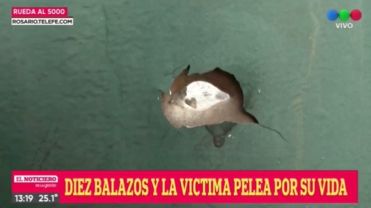 Feroz tiroteo: la bala recorrió 4 cuadras e hirió a un bicicletero