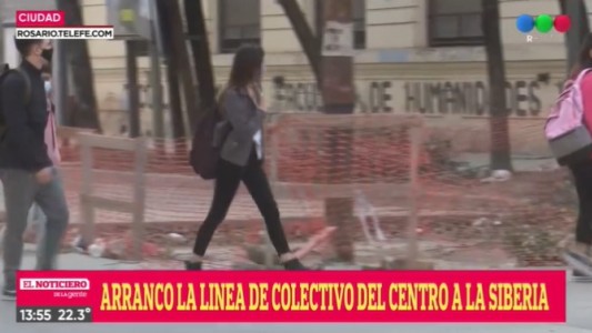 Comenzó a funcionar a línea de colectivo del Centro a la Siberia