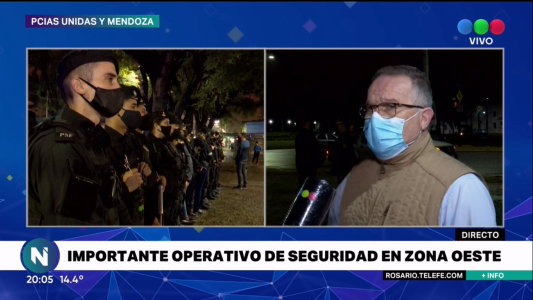 Operativo conjunto de fuerzas provinciales, federales y municipales en zona oeste