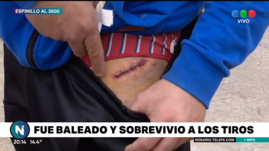 Compraba en un kiosco, fue baleado y sobrevivió para contarlo