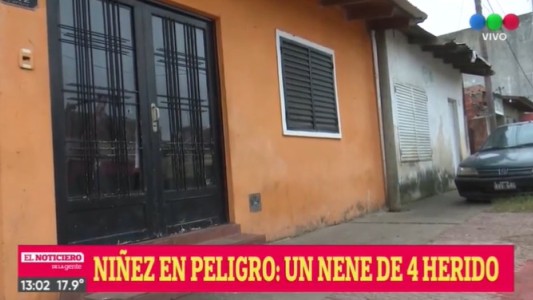 Feroz balacera contra una casa: un niño de 4 años fue trasladado al hospital