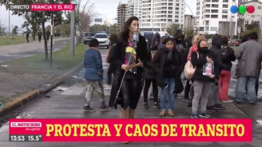 Protesta y caos de tránsito en Francia y el Río