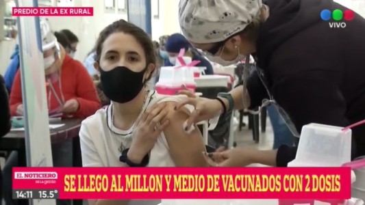 La provincia alcanzó el millón y medio de personas vacunadas con las dos dosis
