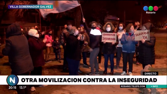 Cacerolazo por la inseguridad en Villa Gobernador Gálvez