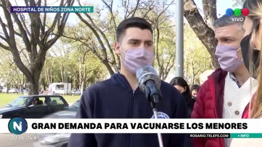 Coronavirus: adolescentes recibieron segunda dosis en el Hospital de Niños