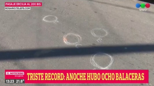 Feroz balacera en en Pasaje Ercilia al 200 Bis