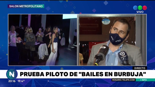 Paso a paso: prueba piloto de “bailes en burbujas” en Rosario