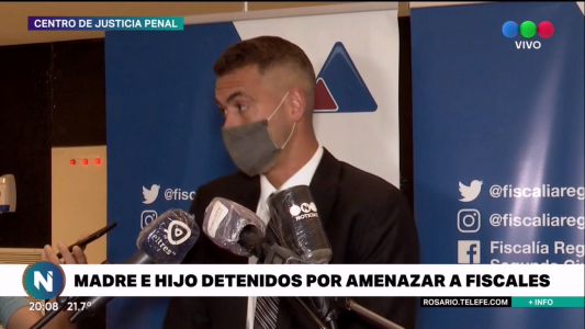 Prisión preventiva para el joven que amenazó a los fiscales y para su madre