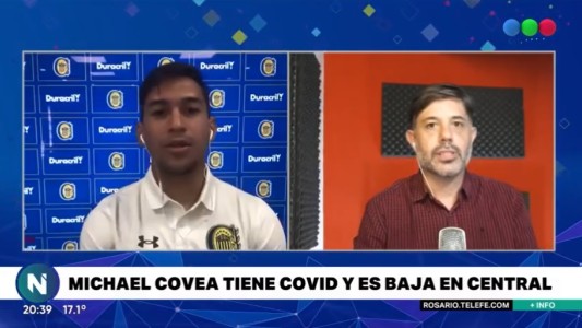 Covea dio positivo de coronavirus y será baja en Central