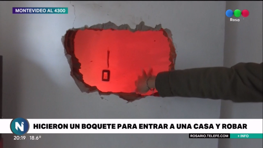 Una mujer roba en casas de su barrio y hasta hizo un boquete para desvalijar una vivienda