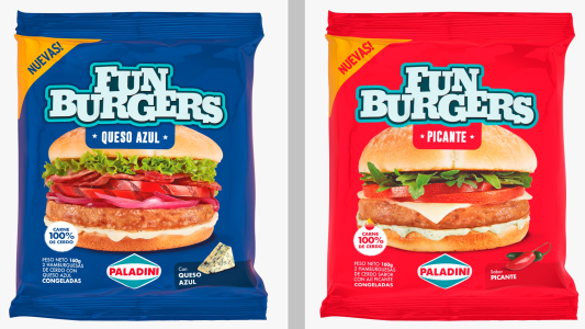 PALADINI presenta dos nuevos sabores de FunBurgers: Picante y Queso Azul