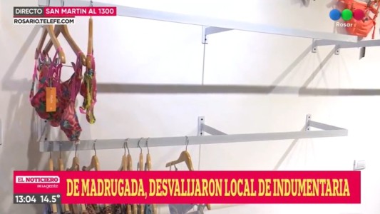 Robaron casi 2 millones de pesos de una tienda de ropa