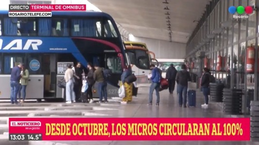 Es oficial: desde octubre los colectivos de larga distancia podrán tener el 100% de aforo