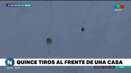 Otra brutal balacera: dispararon 15 tiros contra una casa en la que había cinco chicos