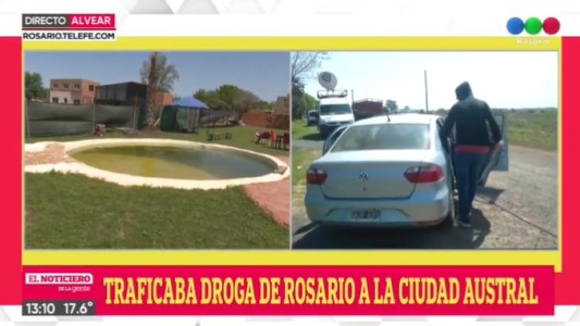 Traficaba droga desde Rosario a Ushuaia