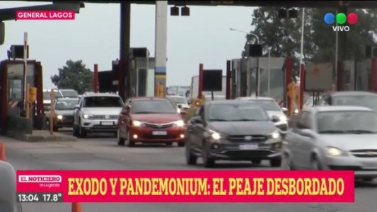 El peaje de General Lagos muestra un importante flujo en el arranque del fin de semana largo
