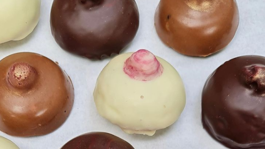 Tetas de chocolate, la propuesta de Narda Lepes para el Día de la Madre