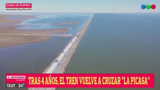 Después de 4 años: Primer viaje en tren a través de la Laguna La Picasa